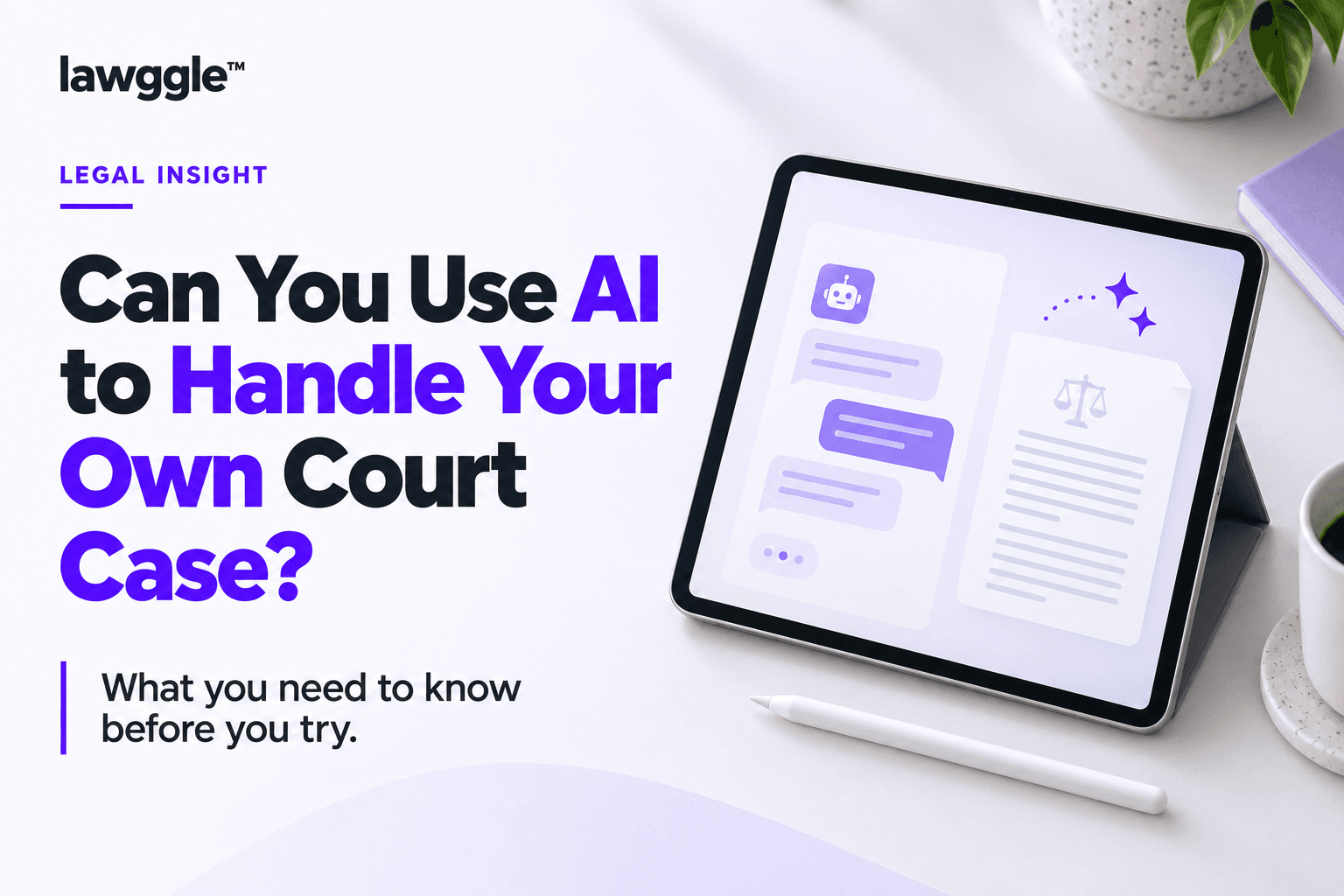 Can You Use AI to Handle Your Own Court Case?