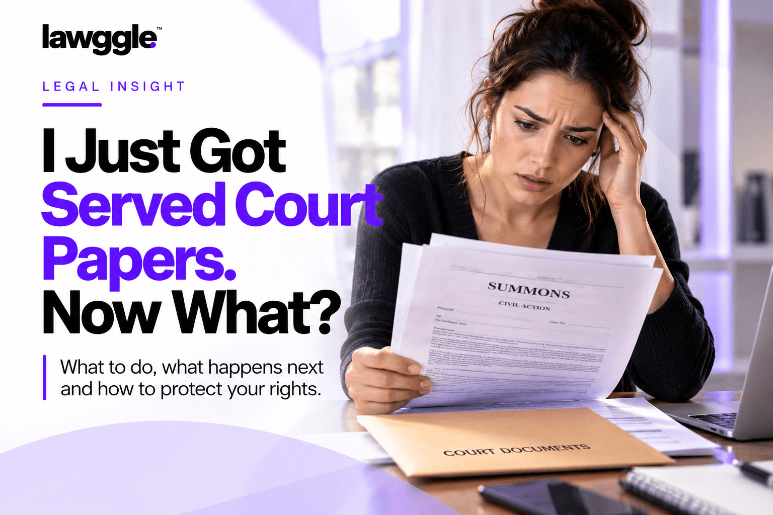 I Just Got Served Court Papers. Now What?