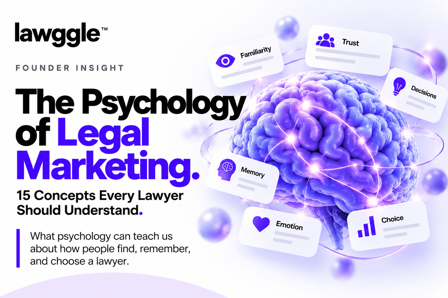 The Psychology of Legal Marketing: 15 Concepts Every Lawyer Should Understand