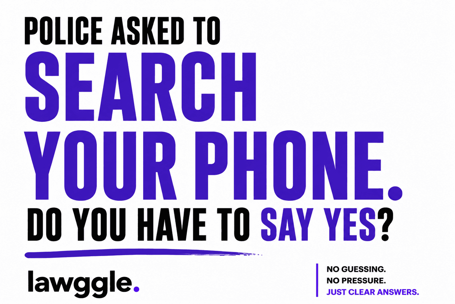 Police Asked To Search Your Phone. Do You Have To Say Yes?
