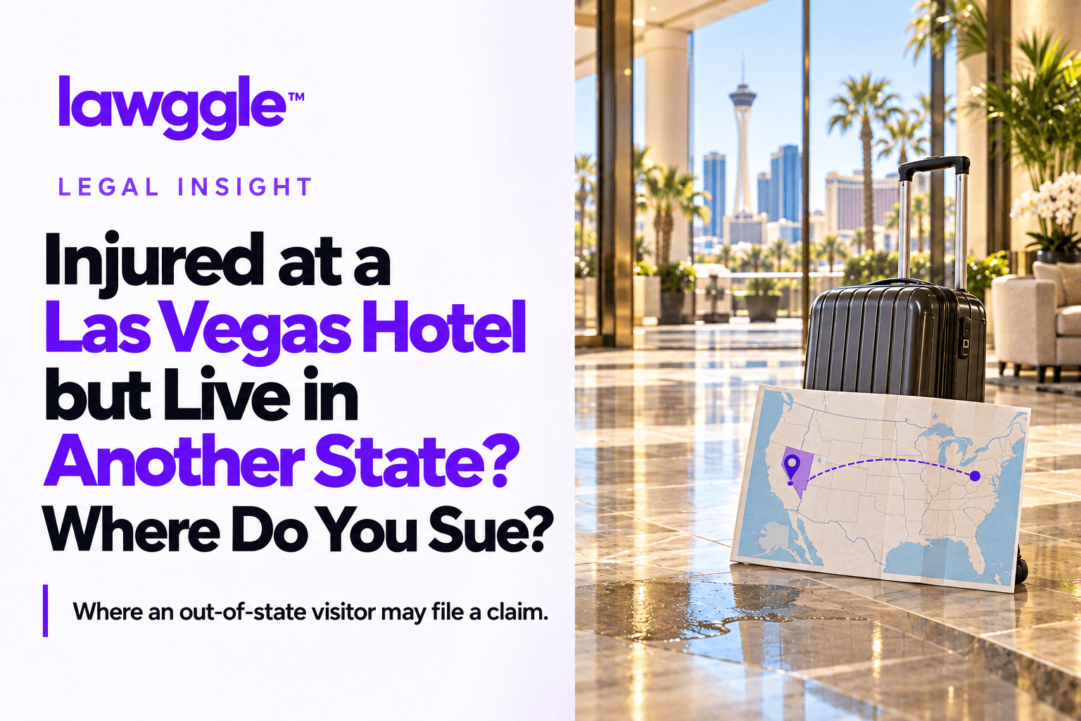 Injured at a Las Vegas Hotel but Live in Another State: Where Do You Sue?